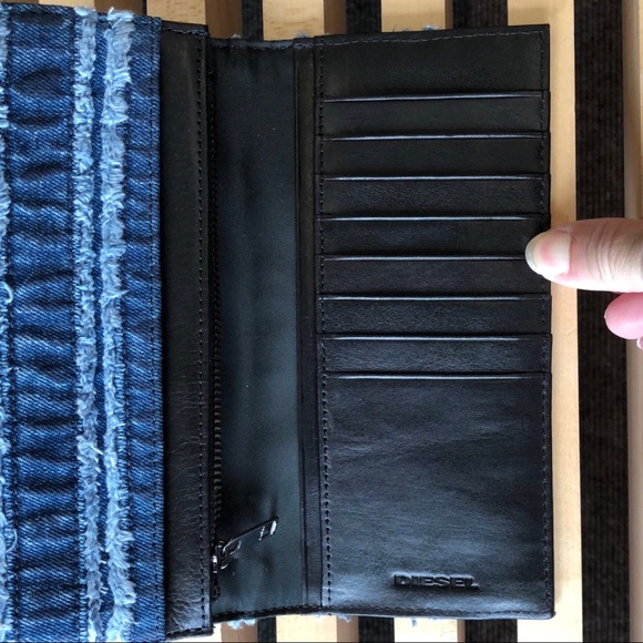 NWT: DIESEL | Denim Long Wallet - Picture 6 of 6